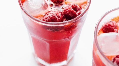 Raspberry Ginger Kombucha Recipe (Trilogy Copycat!)