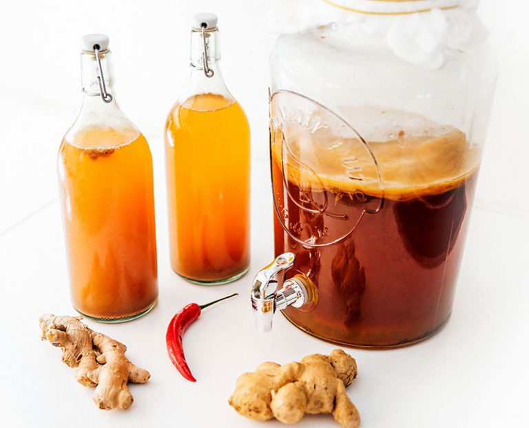 Ginger Pepper Kombucha (UltraFizzy!) Brew Buch