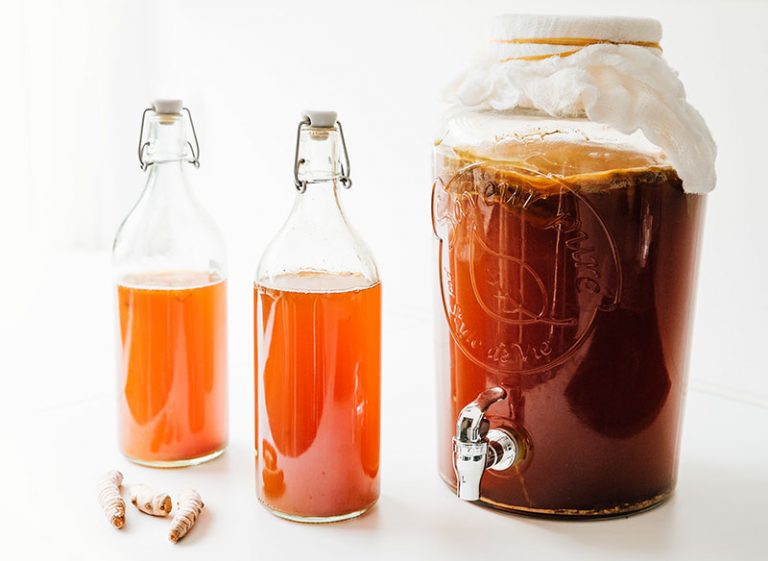 Home Brewed Turmeric Kombucha Recipe Brew Buch
