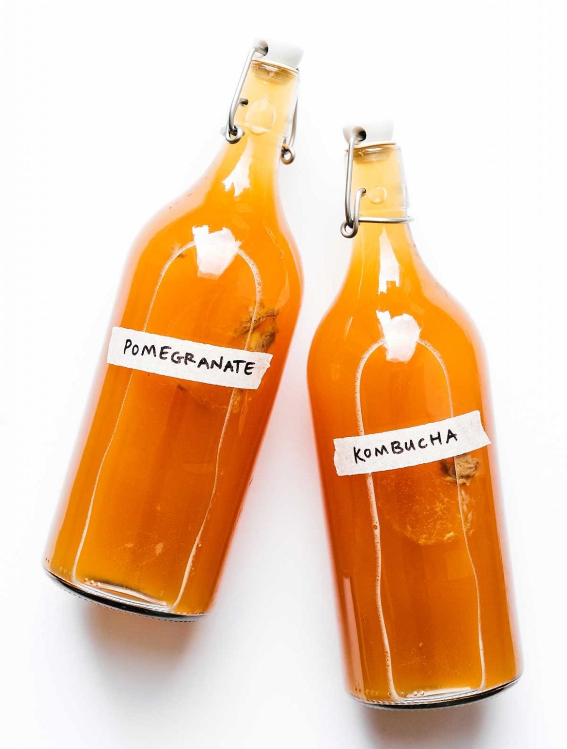 Home Brewed Pomegranate Kombucha Brew Buch