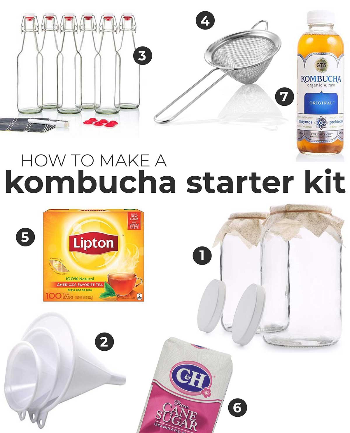 Best Kombucha Starter Kit (Make Your Own!) Brew Buch