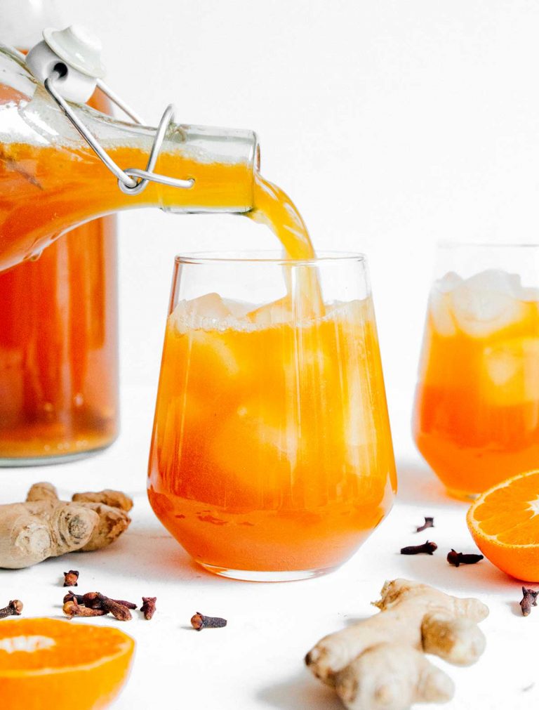 Homemade Ginger Ale Kombucha (Gingerade Copycat) Brew Buch