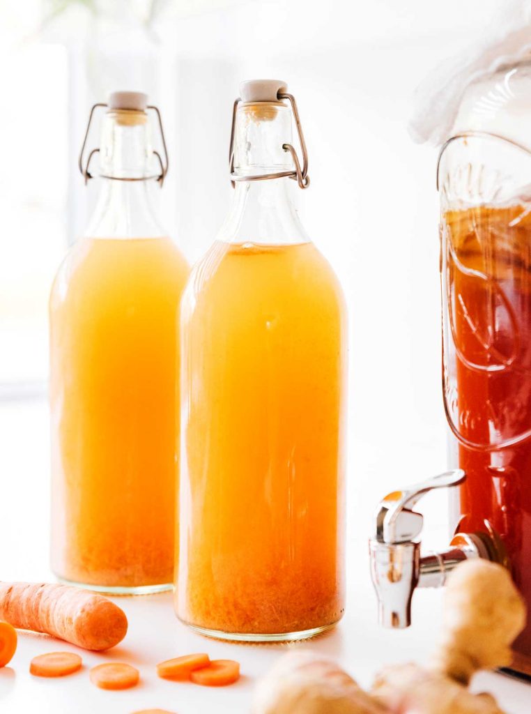 Ginger Carrot Kombucha Recipe Brew Buch