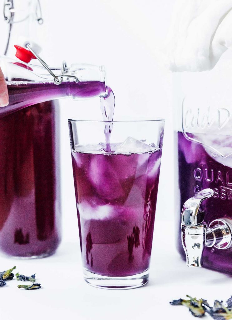 Butterfly Pea Flower Kombucha (1St And 2Nd Fermentation Options) | Brew Buch
